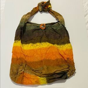 Multicolor Tie-Dye Shoulder Bag
